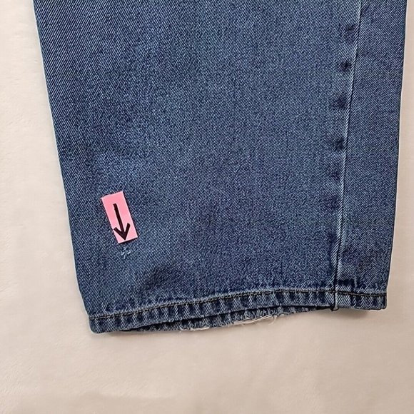 Blue Mountain Medium Wash Relaxed Straight Denim Mens Blue Jeans 44 x 30 - Picture 5 of 16